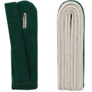4-streifige Schulterklappe, silber