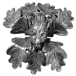 Verdeckblatt mit Keilerkopf